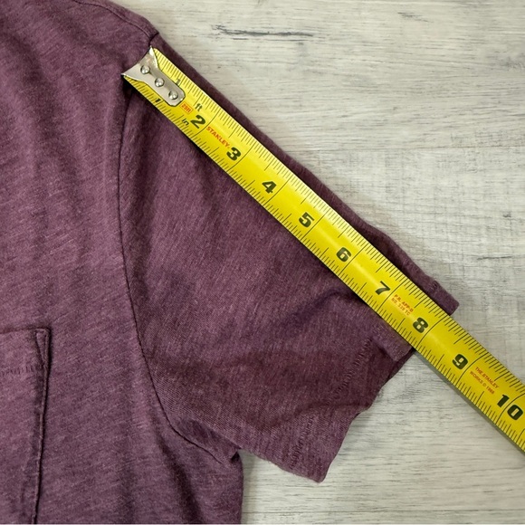 Original Penguin Men's Maroon V-Neck T-Shirt Size L - Picture 11 of 15